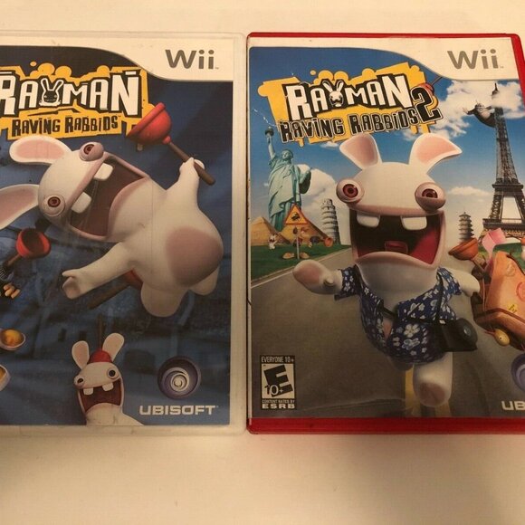 Video Games & Consoles | Rayman Raving Rabbids Rayman Raving Rabbins 2 ...